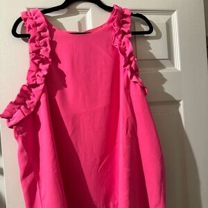 Lilly Pulitzer Kailee Sleeveless Ruffle Top